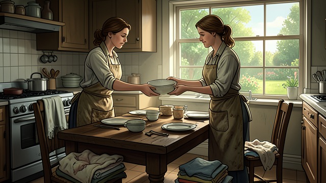 Sisterly Home from "It Must Be Love: A Mustang Prairie Romance". A Household Enlarged New Responsibility Trixie Beaumont makes room for Jonquil Spring and learns to provide structure without erasing difference.
