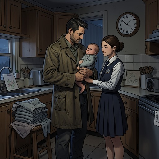 Jack’s Fatherhood from "It Must Be Love: A Mustang Prairie Romance". This flow traces Jack Thorpe’s effort to raise Abby Thorpe and Andie Thorpe while grief and work threaten his emotional availability.