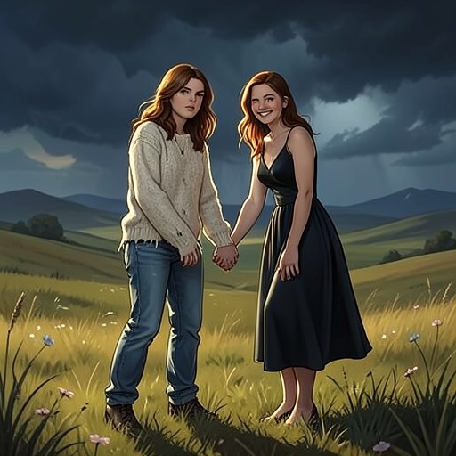 Trixie and Jonquil’s Sisterhood from "It Must Be Love: A Mustang Prairie Romance". This flow traces the rapid formation of a sisterly bond between Trixie Beaumont and Jonquil Spring through protection, teaching, and mutual dependence.