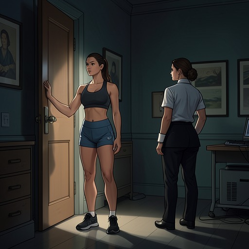 Professional Boundaries Under Strain from "Seduced, Dominated, Tamed, and Claimed by their Seductive, Fertile Mommies : An Explicit Futanari on Female Age Gap Erotic Story Collection (Compilation 2)". This conflict thread follows the authority imbalance that accompanies Pamela and Andrea’s private encounter and remains unaddressed at its conclusion.