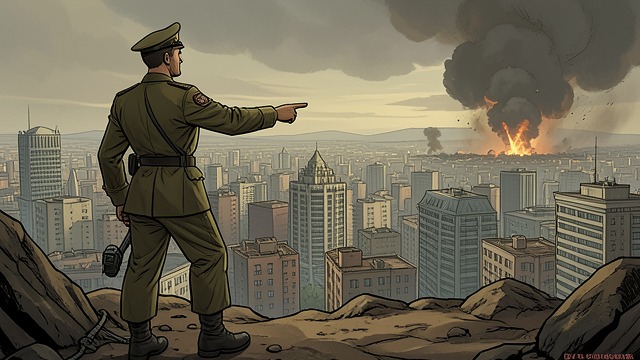 Laserjack的警告,《《蒂妮娅与莉娅》》中的场景。Laserjack的警告 区域指挥 Laserjack解释说,新蒙特利尔局势稳定,但其他城市与城镇正在相继陷落。 没有轻松撤离 他拒绝立即撤离,因为营救两名新的Vanguard会削弱其他地区正在运作的防御力量。