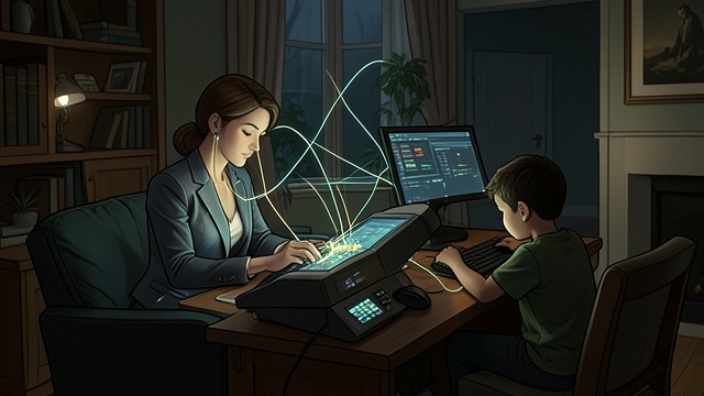 Leah与Ypsilon的伙伴关系,《《蒂妮娅与莉娅》》中的场景。家庭网络 重新联系 Ypsilon同步Leah的联系人,并让她的通话通过超负荷的基础设施接通,同时不打扰家庭或紧急事务。 道德筛选 她保护隐私,同时仍帮助Leah联系那些定义着故乡的孩子们与同事。