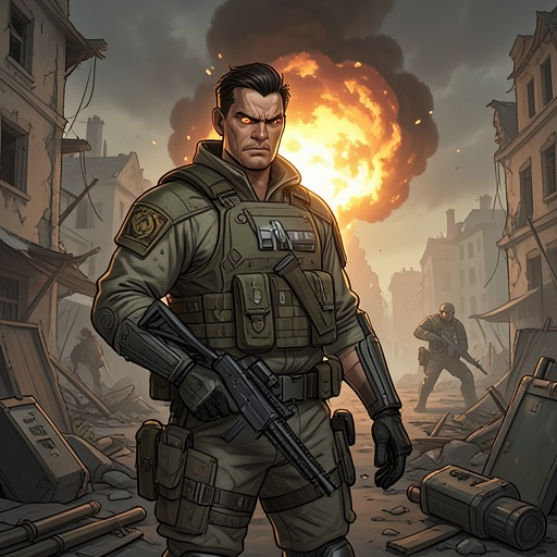 Combat as Addiction from "Tinea and Leah: [Cyberpunk, Alien Incursions, Murder and Mayhem, Girl's Love (WLW)]". This flow traces how battlefield pleasure evolves from a conditioned survival response into a consciously examined danger and source of identity.