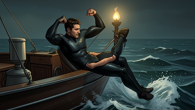 Fitness as Equipment from "Not Without Hope". Muscles Against the Sea Endurance in Action Nick uses calisthenics, flexing, and constant repositioning to keep blood moving.