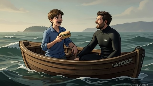 Excited Newcomer from "Not Without Hope". A Friend Joins the Trip Anticipation Will prepares sandwiches, asks questions, and stays awake because he is so excited about deep-sea fishing.