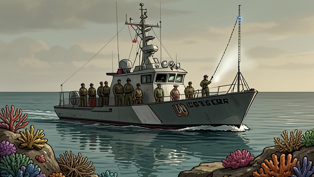 Routine Patrol from "Not Without Hope". Orders Change Ordinary Mission USCGC Tornado is patrolling near the Dry Tortugas, focused on law enforcement rather than rescue.