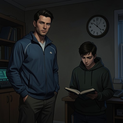 Nick and Stu from "Not Without Hope". This flow traces the complicated father-son relationship through warning, guilt, and renewed recognition.