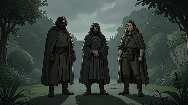 The Garden’s Aftermath from "Chasing Sunlight". Guarding the Corrupted Sarah and Marie witness Eleanor’s changed behavior and become more cautious around her.