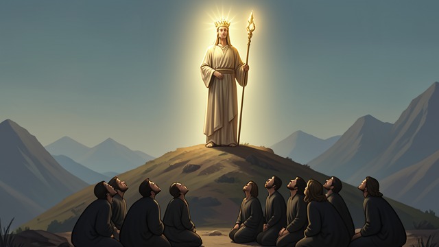 The Illuminated King from "Chasing Sunlight". A Monarch Made of Light The Illuminated King rules through radiance, ritual authority, and the promise of protecting humanity.