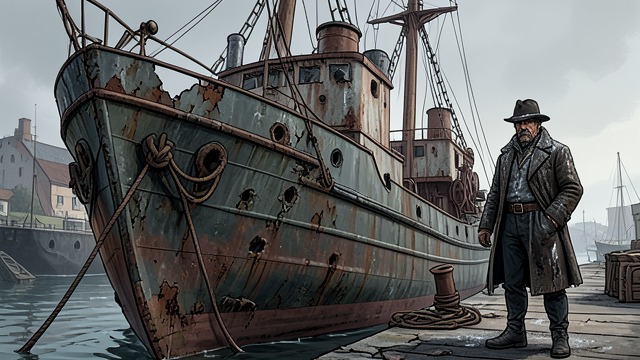 Wrecked Foundation from "Chasing Sunlight". A Ship Reclaimed The Endeavor begins as a damaged vessel that most owners would scrap.
