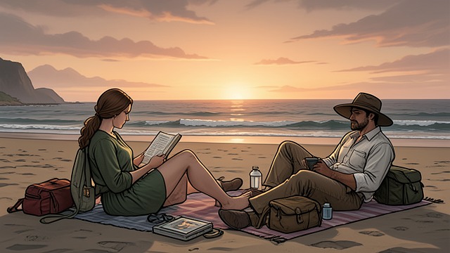The Seduction of Home from "Chasing Sunlight". A Civilized Pause The crew enjoys shore leave, supplies, and the prospect of rest after weeks of violence.