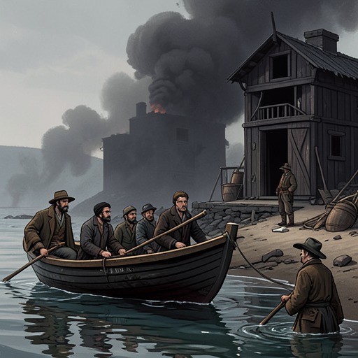 The Cult of Flame Rescue from "Chasing Sunlight". This flow follows the encounter with the Cult of Flame as a test of Antomine’s doctrine and Montgomery’s maritime ethics.