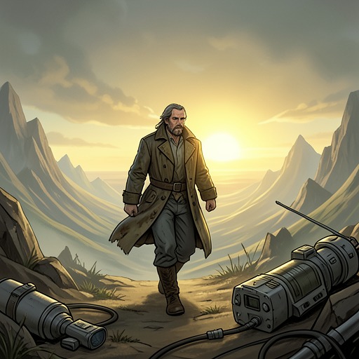 The Pursuit of Sunlight from "Chasing Sunlight". This flow traces Jonathan Heights’s transformation from a haunted explorer into a man who reaches the literal sunlight he has pursued across the eastern dark.