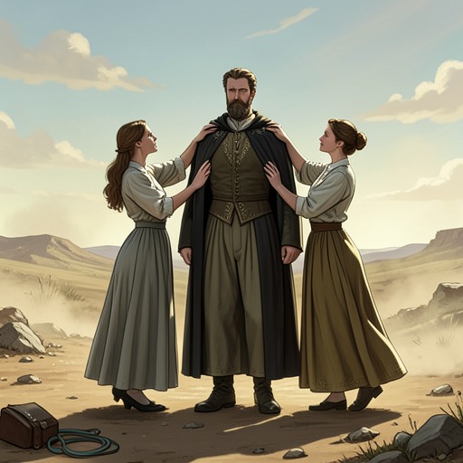 Eleanor’s Companions from "Chasing Sunlight". This flow traces the quiet loyalty of Sarah and Marie as they protect Eleanor through the expedition’s increasingly impossible conditions.