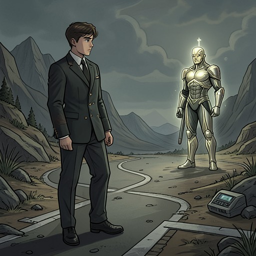 Antomine’s Crisis of Allegiance from "Chasing Sunlight". This flow follows Antomine’s movement from confident royal agent to morally independent witness who cannot prevent Jonathan’s final crossing.