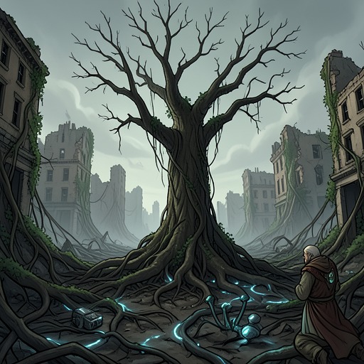 The City of Death from "Chasing Sunlight". This flow traces the deserted eastern city’s death-urge from hidden presence to direct assault and escape.