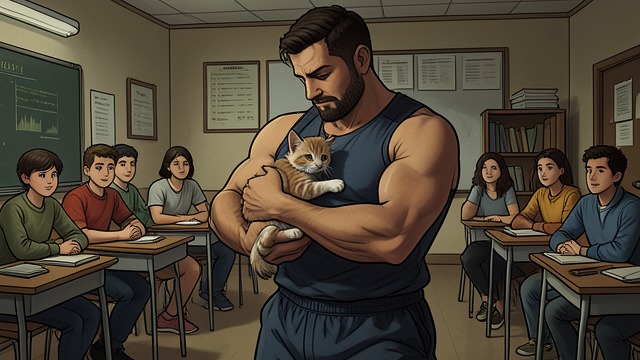 The Football Player’s Story from "I'd Like to Apologize to Every Teacher I Ever Had". The Football Player’s Story An unexpected performance Daniel reads about rescuing a kitten and physically acts out holding the tiny animal.