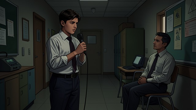 Poetry Gives Alex a Platform from "I'd Like to Apologize to Every Teacher I Ever Had". Poetry Gives Alex a Platform A poem heard schoolwide Alex reads his environmental poem over the intercom after Ms. DeNaples permits him to do so.