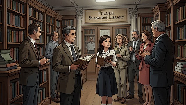 A Voice on the Field Trip from "I'd Like to Apologize to Every Teacher I Ever Had". A Voice on the Field Trip Curiosity in public Nakiya asks questions at the Folger Shakespeare Library and takes part in the visit’s activities.