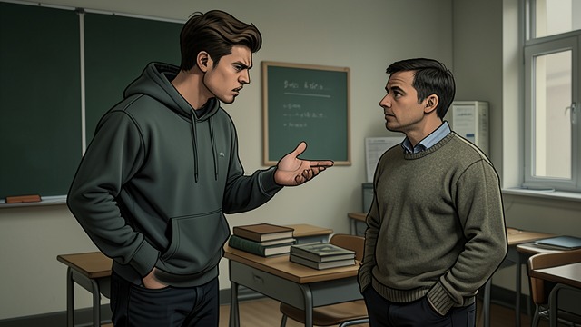 A Student’s Doubt from "I'd Like to Apologize to Every Teacher I Ever Had". A Student’s Doubt A direct challenge Monte tells Danza that he may have made the wrong choice by taking the class instead of Advanced Placement English.