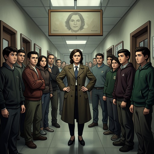The Principal’s School in Crisis from "I'd Like to Apologize to Every Teacher I Ever Had". Linda Carroll’s leadership is tested by attendance, behavior, public scrutiny, and accountability pressures throughout Danza’s year.