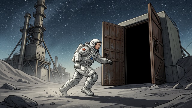 The Orbital Advantage from "Systema Delenda Est". The Orbital Advantage Escaping the Gravity Well Cato launches from Sydea using a biological Orion drive and begins building factories on a moon.