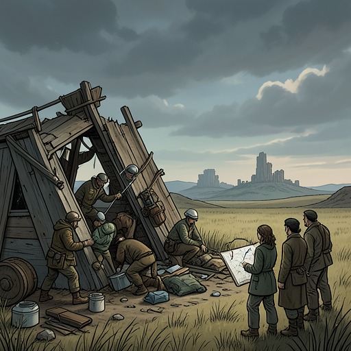 The Long Reconstruction from "Systema Delenda Est". The aftermath follows survivors as they repair planets, establish habitats, and discover that liberation creates problems different from conquest.