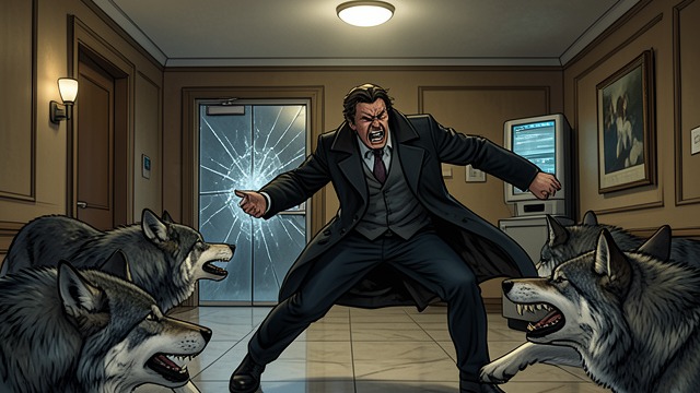 Hotel Defense from "Alpha Wolf Mate Mega Bundle (Paranormal BBW Werewolf Erotic Romance 7-Pack)". Hotel Defense Survival Jack Ericson kills the wolves approaching Natasha.