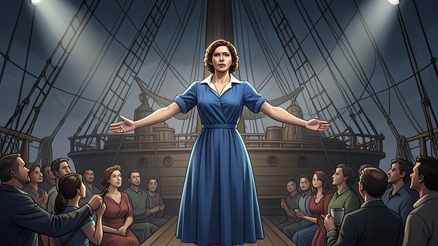 First Official Showcase from "Grumpy Billionaire CEO's Nanny: An Age Gap Forced Proximity Romance". First Official Showcase A Transformed Stage Indy performs on Derek’s ship in a blue dress, dedicating 《All of Me》 to him.