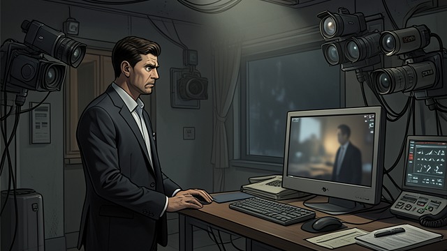 Security Surveillance from "Grumpy Billionaire CEO's Nanny: An Age Gap Forced Proximity Romance". Security Surveillance Protection at a Distance Derek relies on cameras and security officers while Isabella remains home.