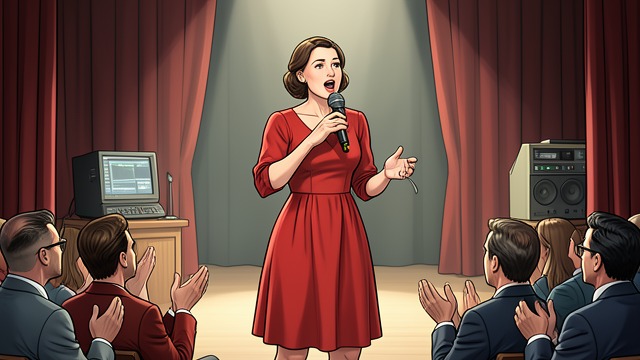 First Song from "Grumpy Billionaire CEO's Nanny: An Age Gap Forced Proximity Romance". First Song Voice under Pressure Indy steps onto the cruise stage despite unfamiliar clothing, bright lights, and stage fright.