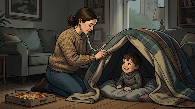 Blanket Fort Bond from "Grumpy Billionaire CEO's Nanny: An Age Gap Forced Proximity Romance". Blanket Fort Bond Reaching Isabella Unable to draw Isabella downstairs through conventional conversation, Indy builds a blanket fort and orders pizza.