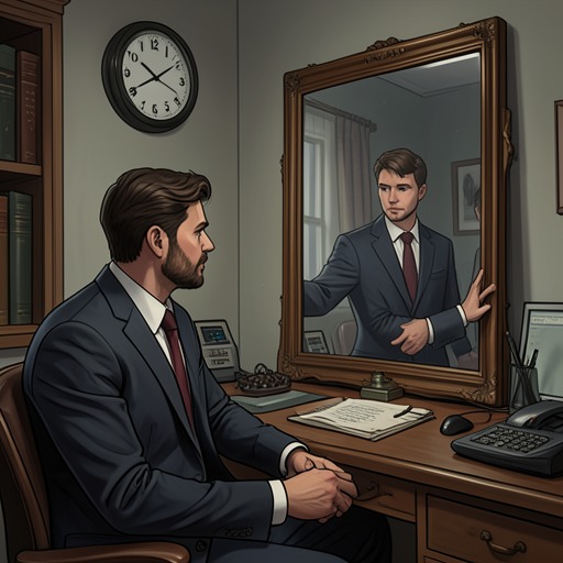 Derek versus His Own Memory from "Grumpy Billionaire CEO's Nanny: An Age Gap Forced Proximity Romance". This flow presents Derek’s inner conflict as a struggle between loyalty to Cassidy and the desire to build a future with Indy.