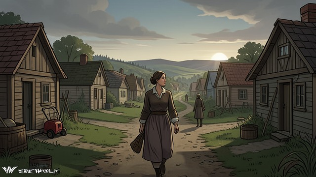 The Local Horizon from "Her First Werewolf (BBW, Werewolf, Prince Charming, Fairy Tale Romance)". The Local Horizon Familiar Families Flora knows the surrounding households through trade and farm life.