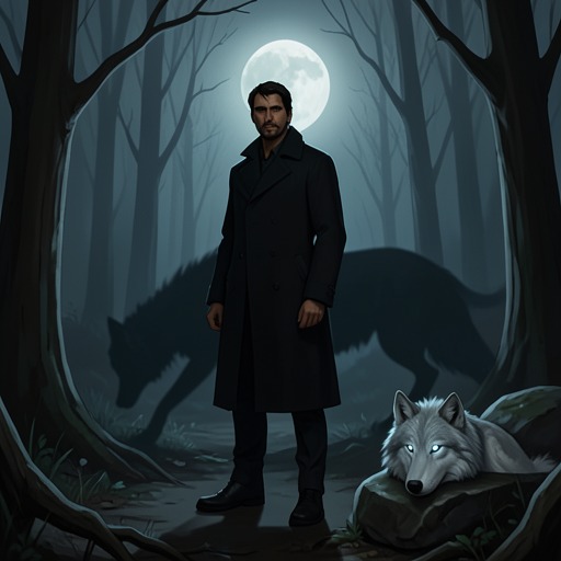 The Werewolf Courtship from "Her First Werewolf (BBW, Werewolf, Prince Charming, Fairy Tale Romance)". This flow follows Charles’s approach from concealed observer to acknowledged supernatural suitor.