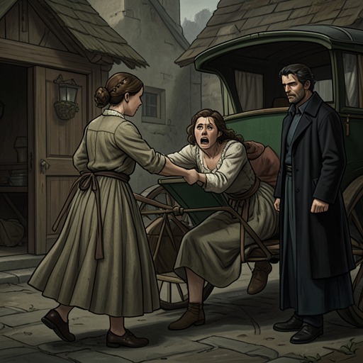 Morgan’s Attempted Rescue from "Her First Werewolf (BBW, Werewolf, Prince Charming, Fairy Tale Romance)". This flow traces Morgan’s effort to secure Flora’s future through marriage and the eventual limits of maternal control.
