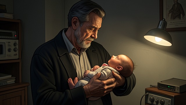 The First Hold from "The Journey Collection". A Father's First Moments The baby arrives Penelope delivers a healthy daughter, and Travis hears her cry.