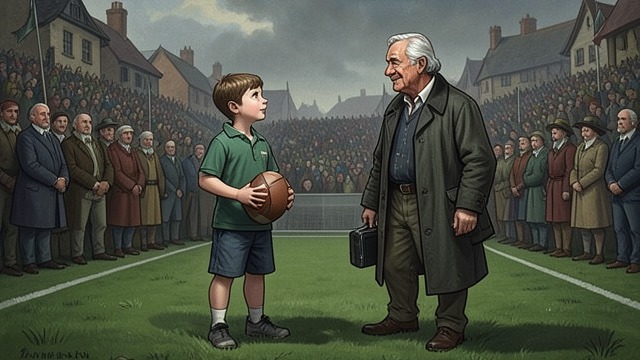 A Child's First Football Memory from "The Journey Collection". A Shared Beginning Russ brings his son along Russ takes young Travis to watch a state championship.