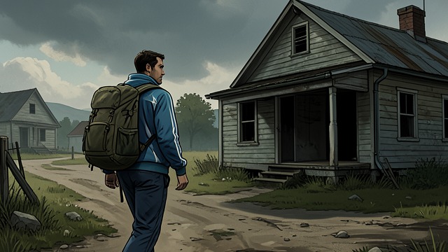 Leaving Clarendon from "The Journey Collection". A Town Left Behind Ambition points outward Travis leaves Clarendon to attend the University of Texas and pursue professional football.