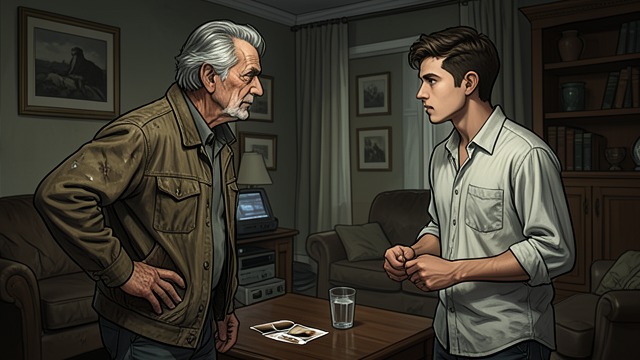The Secret Becomes a Fight from "The Journey Collection". Anger over Silence A direct accusation Travis demands to know whether Russ knew that Max might be his son.