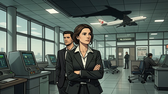 A Promise at the Airport from "The Journey Collection". Leaving with a Return Date Penelope asks for certainty At the airport, Penelope asks Travis to promise that he will come back to her and Max.