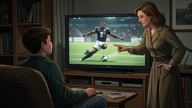 The Distant Hero from "The Journey Collection". A Father in the Distance Familiar through football Max knows Travis first as a professional quarterback he watches with his mother.