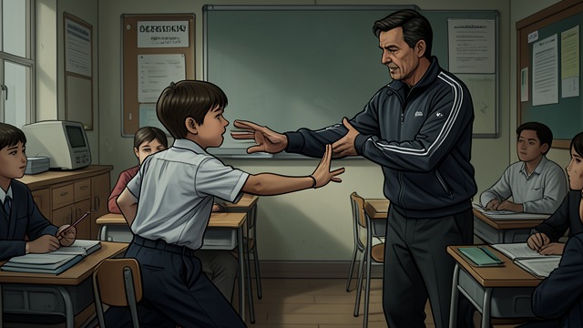 The School Fight from "The Journey Collection". Defending an Absent Father Insults provoke Max Classmates call Travis a loser for quitting professional football.