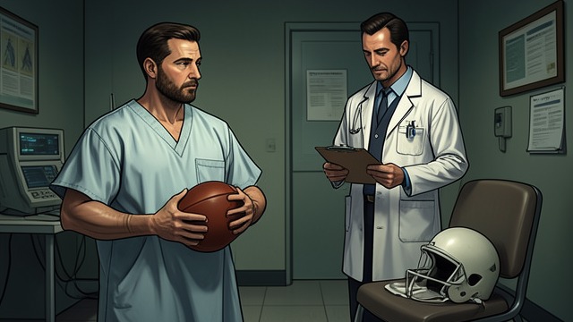 An Injury Closes One Door from "The Journey Collection". A Future Interrupted The limits of the body Travis's shoulder injury places him on injured reserve and threatens his career.