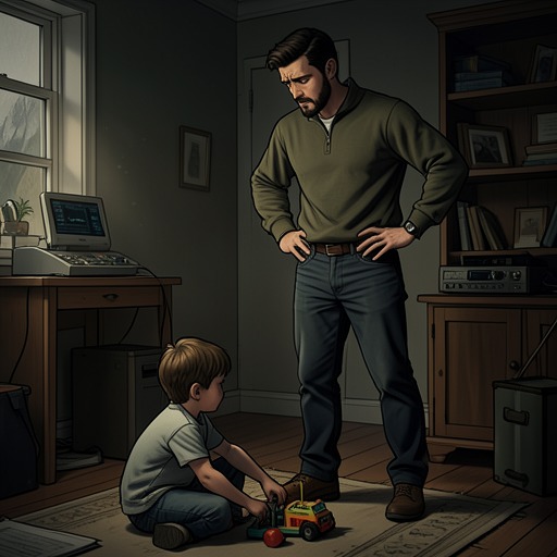 Learning to Be a Father from "The Journey Collection". This flow traces Travis's growth from an absent biological parent into a father who accepts fear, responsibility, and the limits of what he can repair.