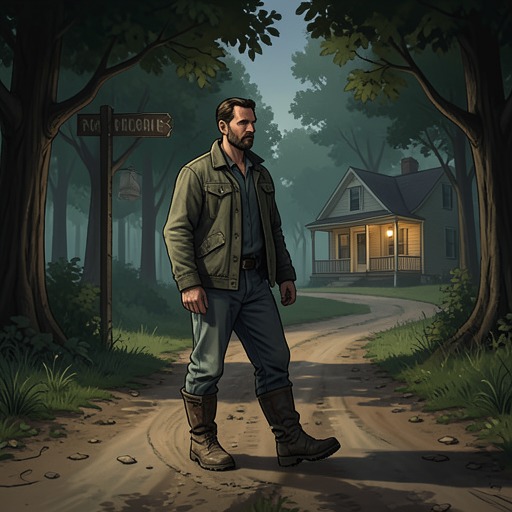 Coming Home to Stay from "The Journey Collection". This flow follows Travis's repeated choices to turn a return to Clarendon into a permanent commitment to his family and community.