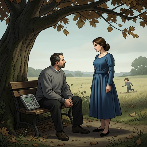 The Quiet Return of Loralie from "The Journey Collection". This flow traces how memories of Loralie help Travis and Russ understand their grief, their distance, and the family legacy they can still carry forward.