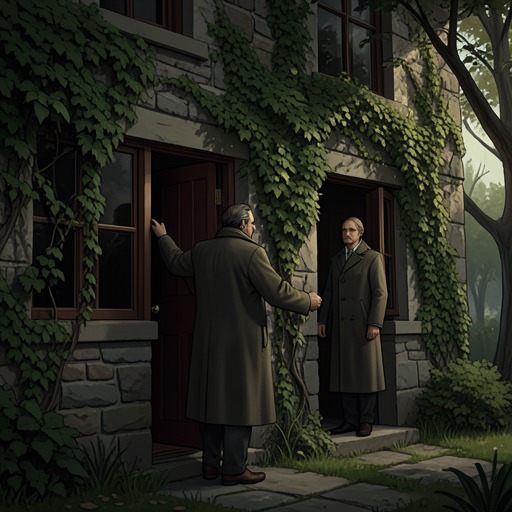 Abbot-Moriarty Curse from "Under Your Spell: A Romance Boxed Set of Masked Balls, Haunted Gardens, Magic, and More". This flow traces the inherited conflict between the Abbot family and Moriarty family from fraudulent ownership to reconciliation.