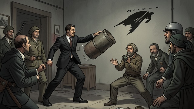 Controlled Violence from "Batman the Dark Knight Returns 10th Anniversary Edition Hardcover". Controlled Violence Batman uses severe force against the Mutant Gang without abandoning his prohibition against murder.