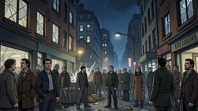 Audience Aftermath from "Batman the Dark Knight Returns 10th Anniversary Edition Hardcover". Audience Aftermath The end of The Joker’s performance leaves Gotham City to interpret what it has witnessed.